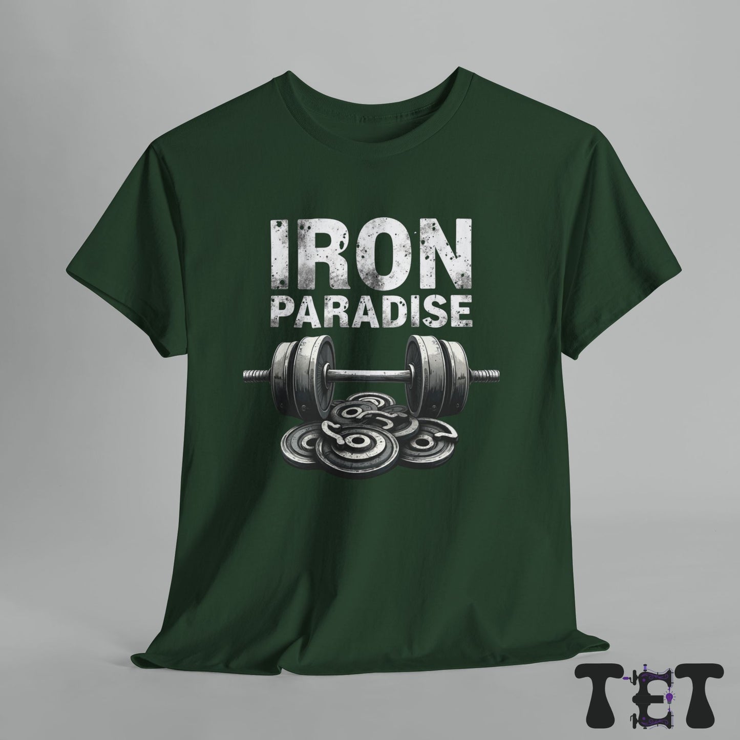 Iron Paradise Gym Tee Workout Motivation