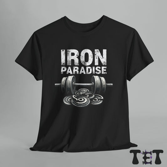 Iron Paradise Gym Tee Workout Motivation