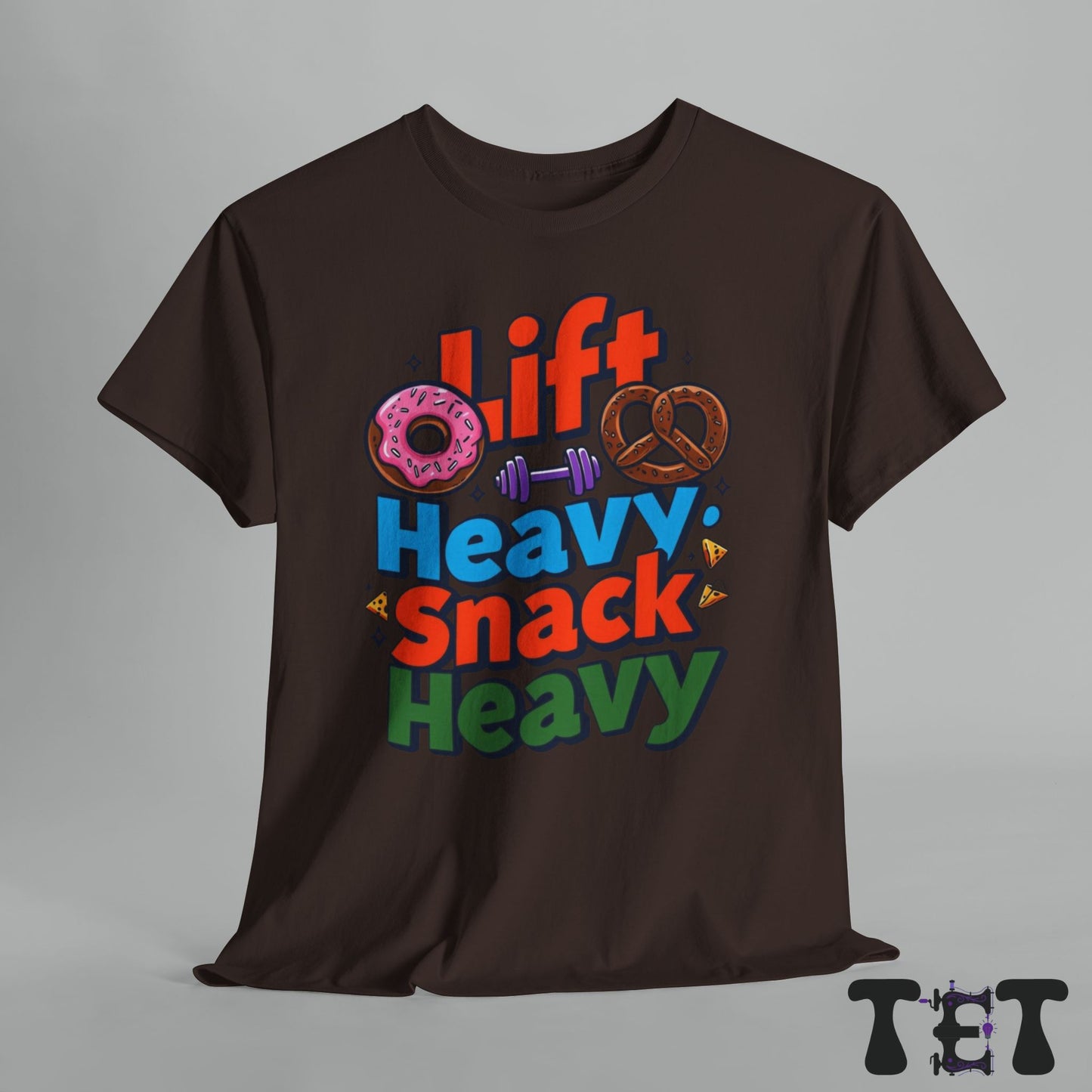 Gym Tee - 'Lift Heavy, Snack Heavy'