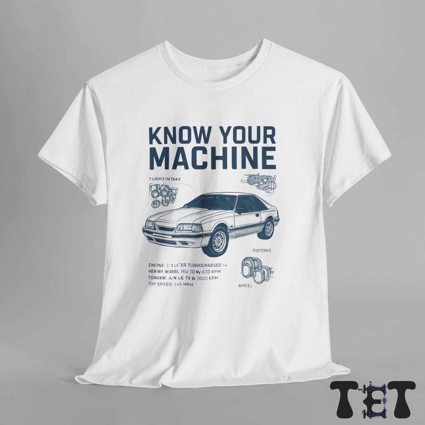 Know Your Machine Graphic Tee | Unisex Car Lover Shirt