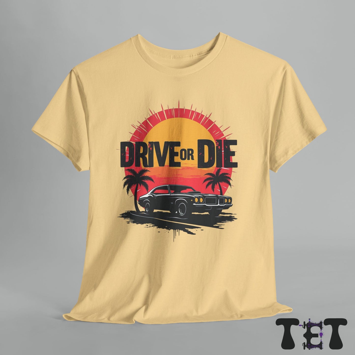 Drive or Die - Retro Car Tee