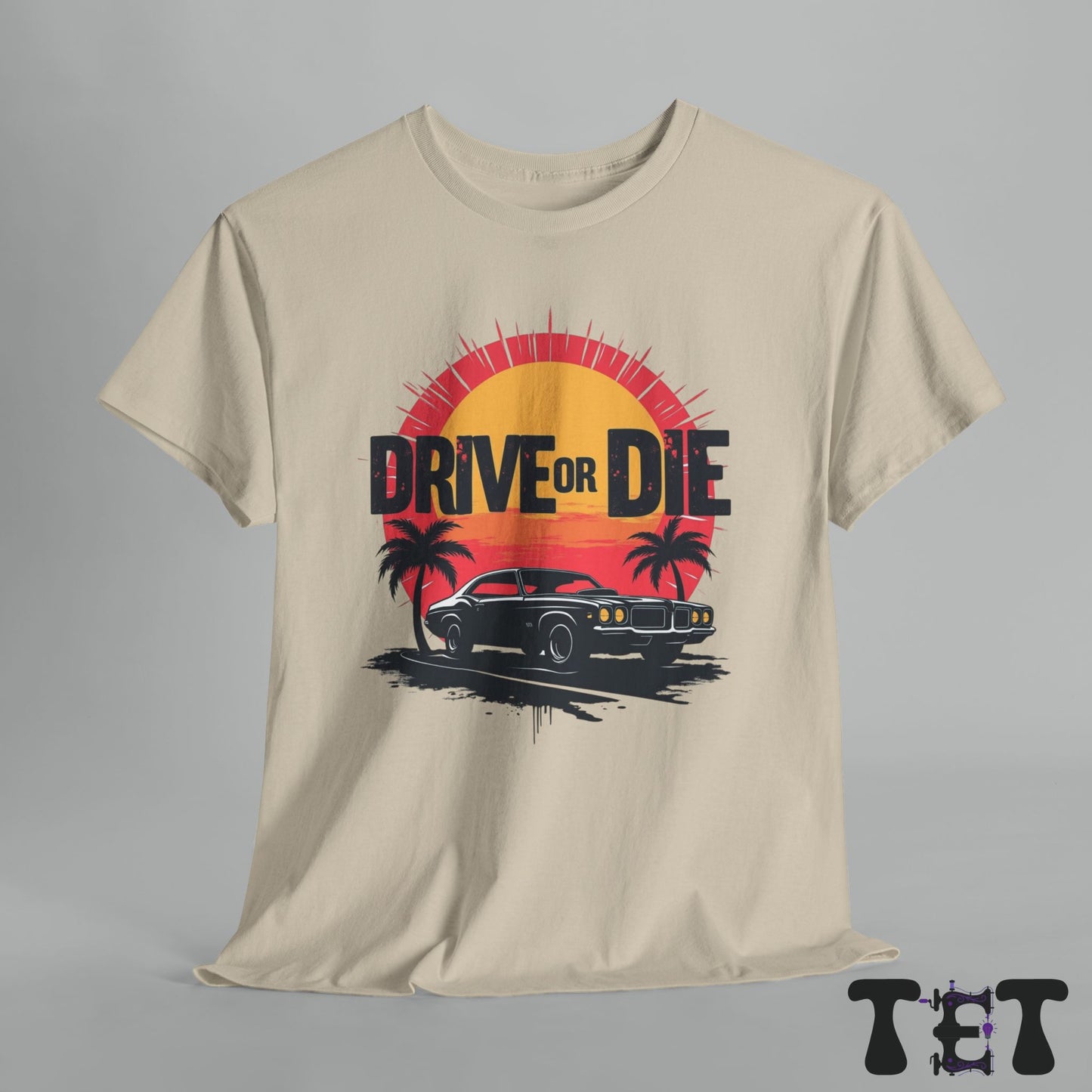 Drive or Die - Retro Car Tee