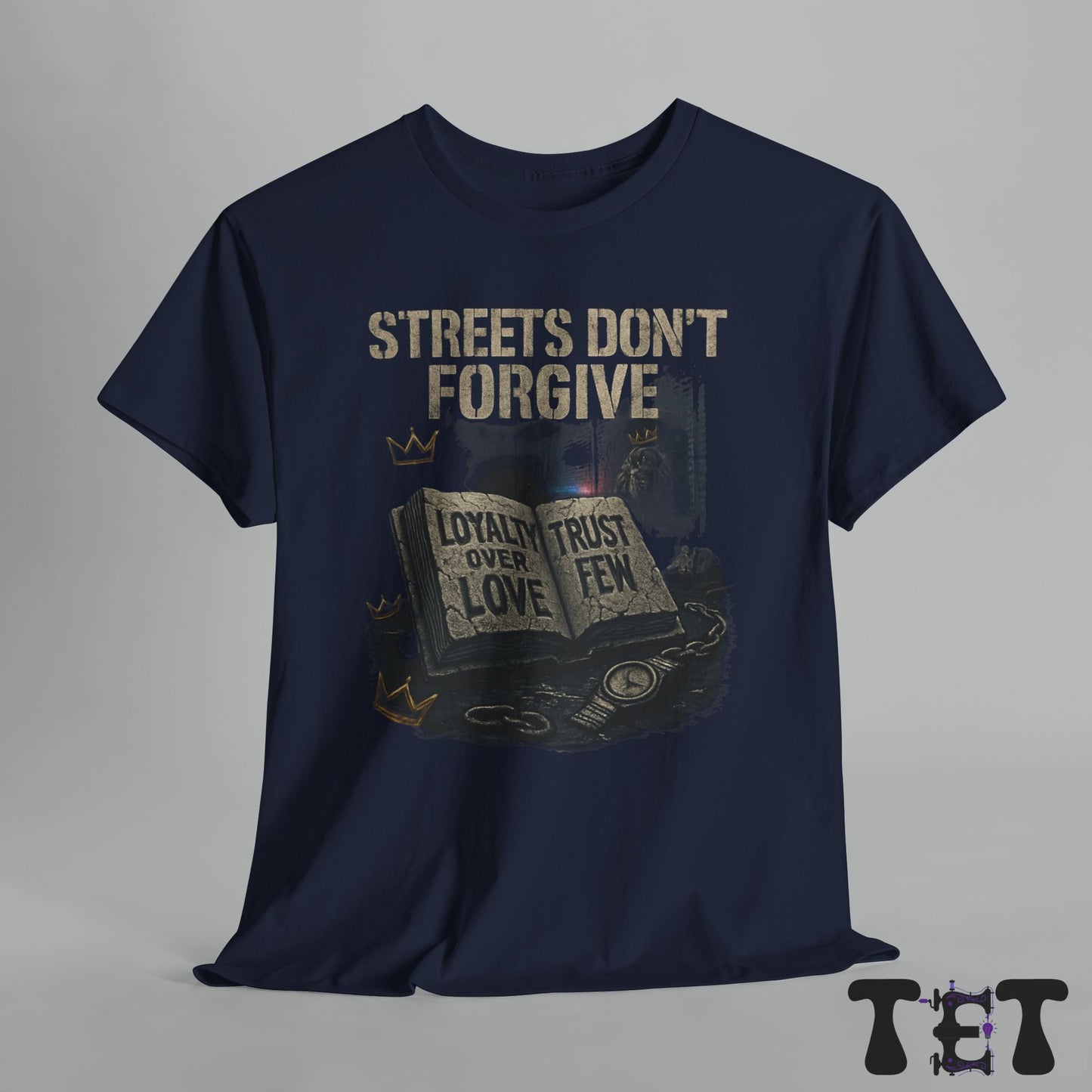 Street Life T-shirt Loyalty Over Love Book Quote Design SEO Friendly