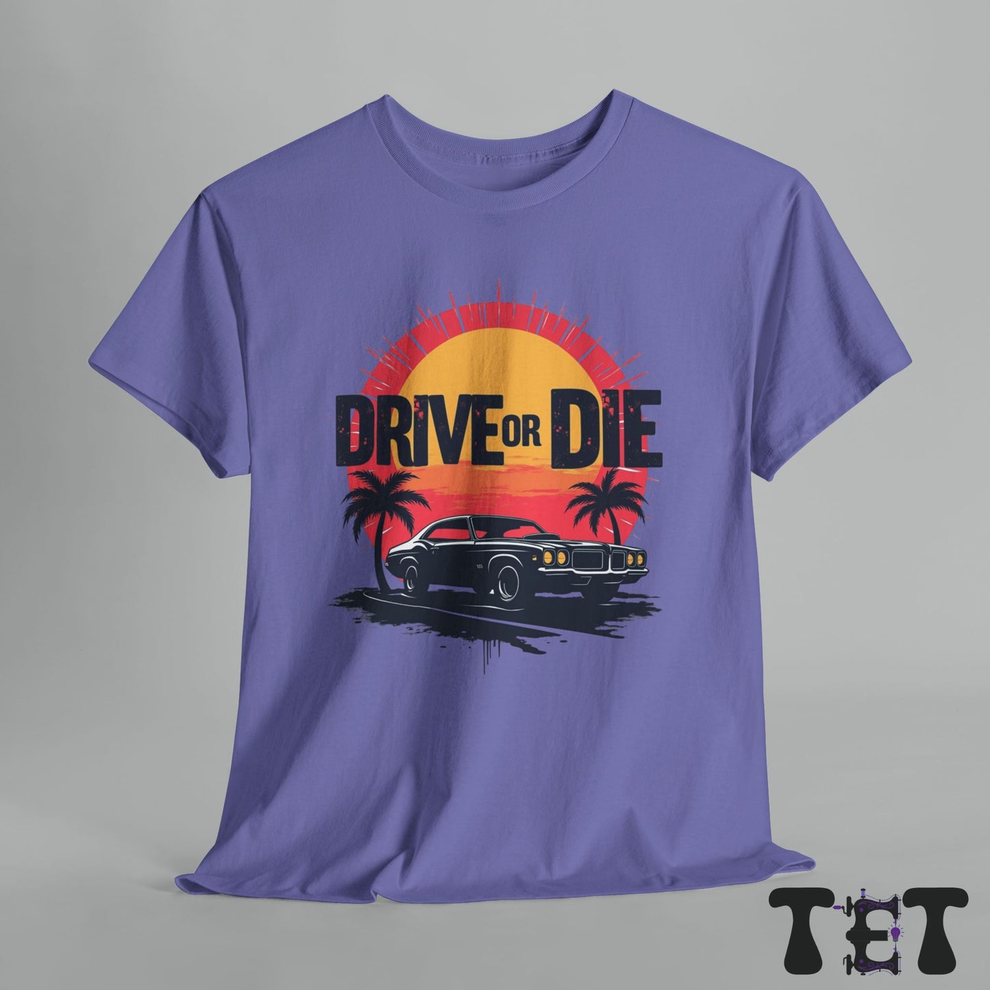 Drive or Die - Retro Car Tee